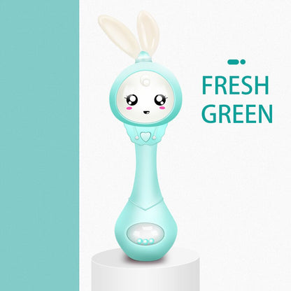 Baby's Music Teether Bunny Rattle Toy