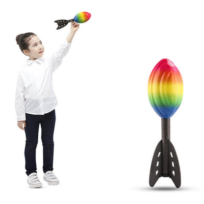 Hand Throwing Foam Rocket Toy