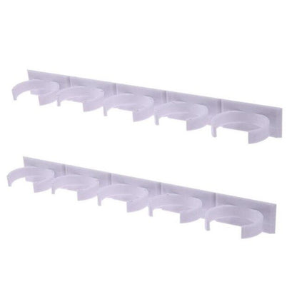 2/4PCS Spice Bottle Rack Kitchen Cabinet Storage Wall Mount Plastic Adhesive Clip Cabinet Organizer Spice Jars Clips