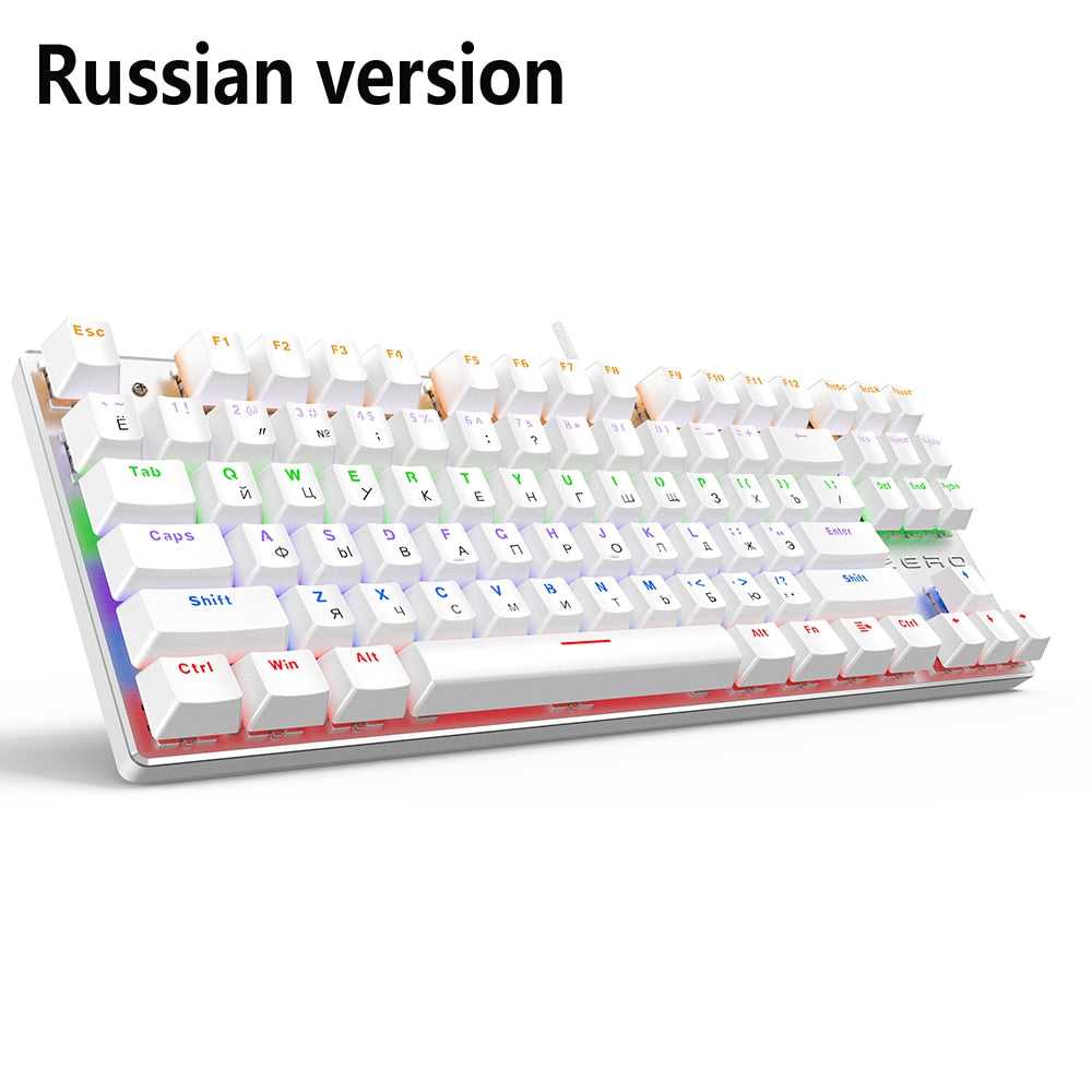 Colorful LED Aluminium Keyboard