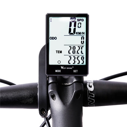 Rainproof 2.8" Screen Wireless or Wired Bicycle Computer