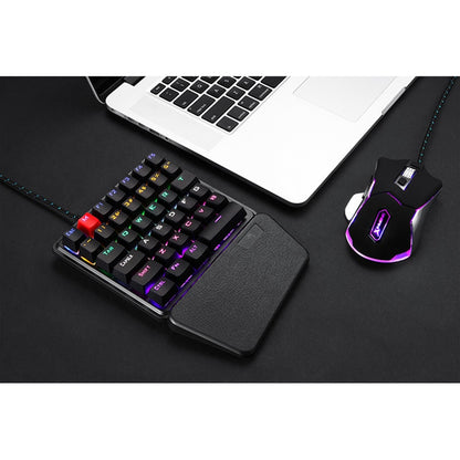One-handed Mechanical Gaming Keypad