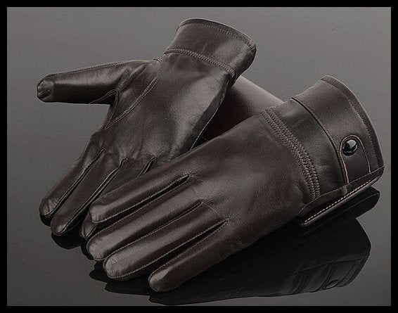 Men's Warm Leather Gloves