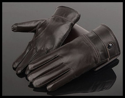 Men's Warm Leather Gloves