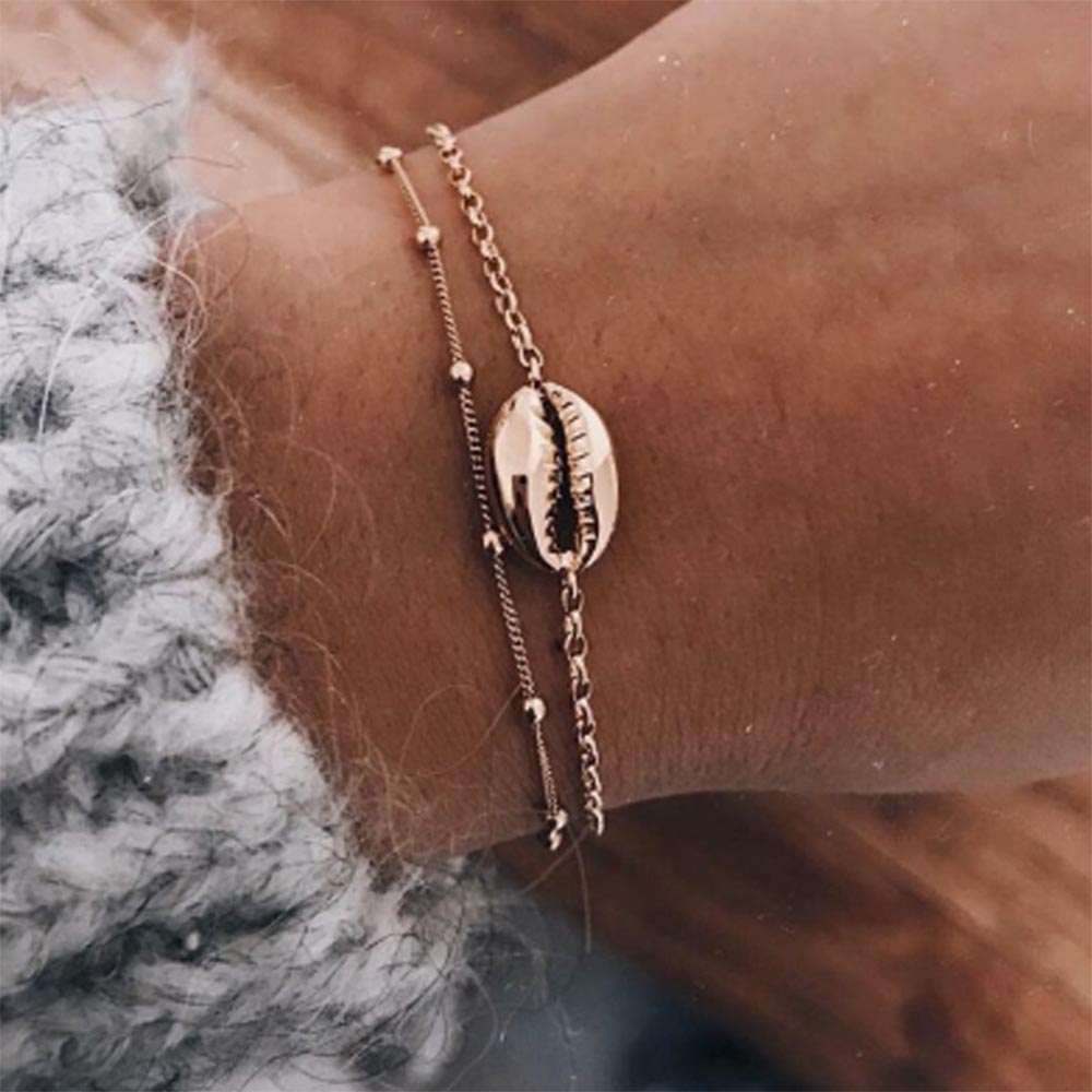 Vintage Styled Shell Bracelet