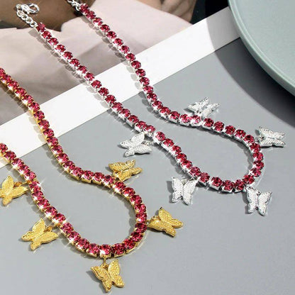 Vintage Butterfly Necklace