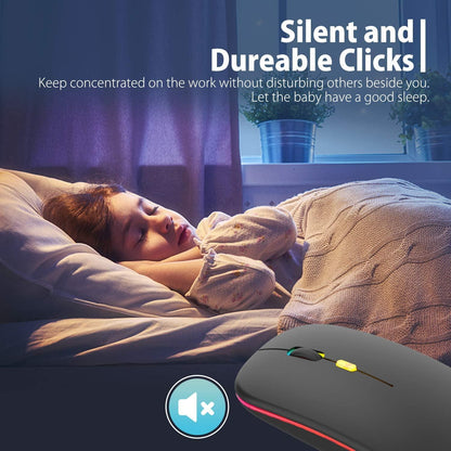 Wireless RGB Rechargeable Mouse