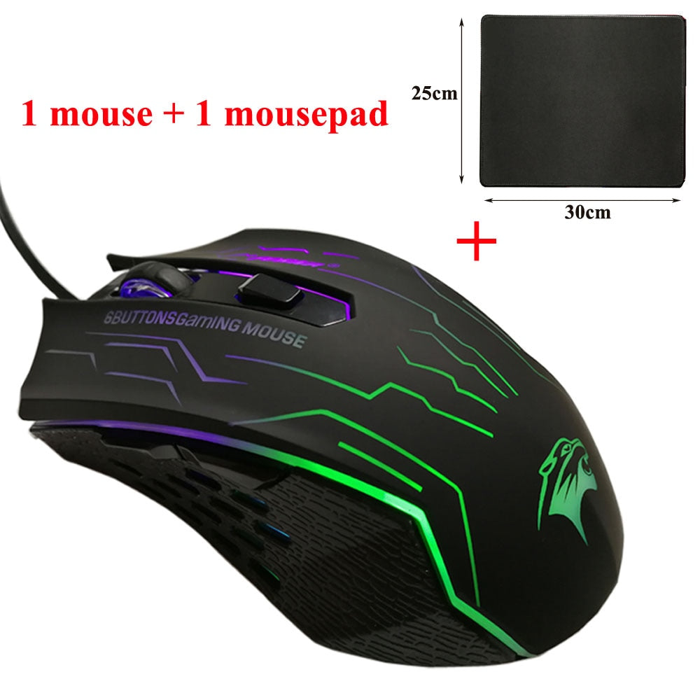 Silent Click Gaming Mouse