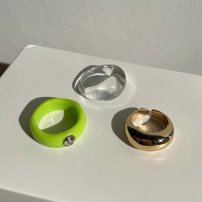 Transparent Marbled Ring