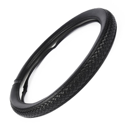 Steering Wheel Cover with Anti-Slip Braiding