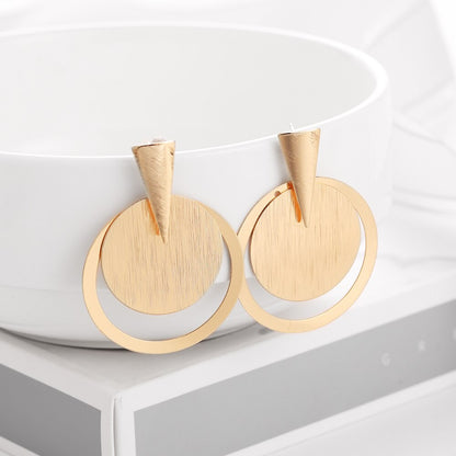 Women's Geometric Pattern Drop Earrings