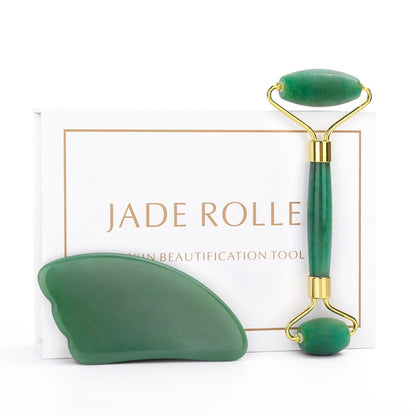 Rose Quartz Jade Face Massage Roller
