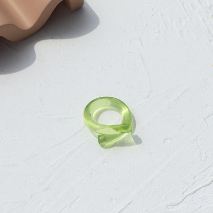 Transparent Marbled Ring