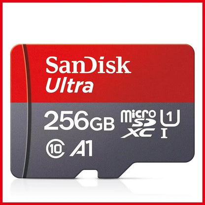 A1 High Performance Micro SD Memory Card Level 10 U1 100X Fast Read/Write 32/64/128/256/512GB
