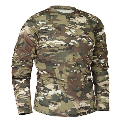 Men's Long Sleeve Camouflage Top