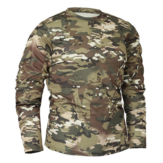 Men's Long Sleeve Camouflage Top