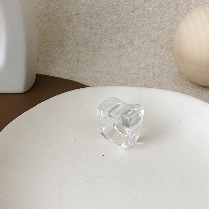 Transparent Marbled Ring