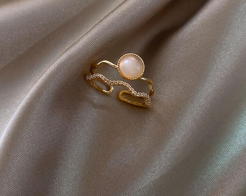 Gold Double Opening Ring