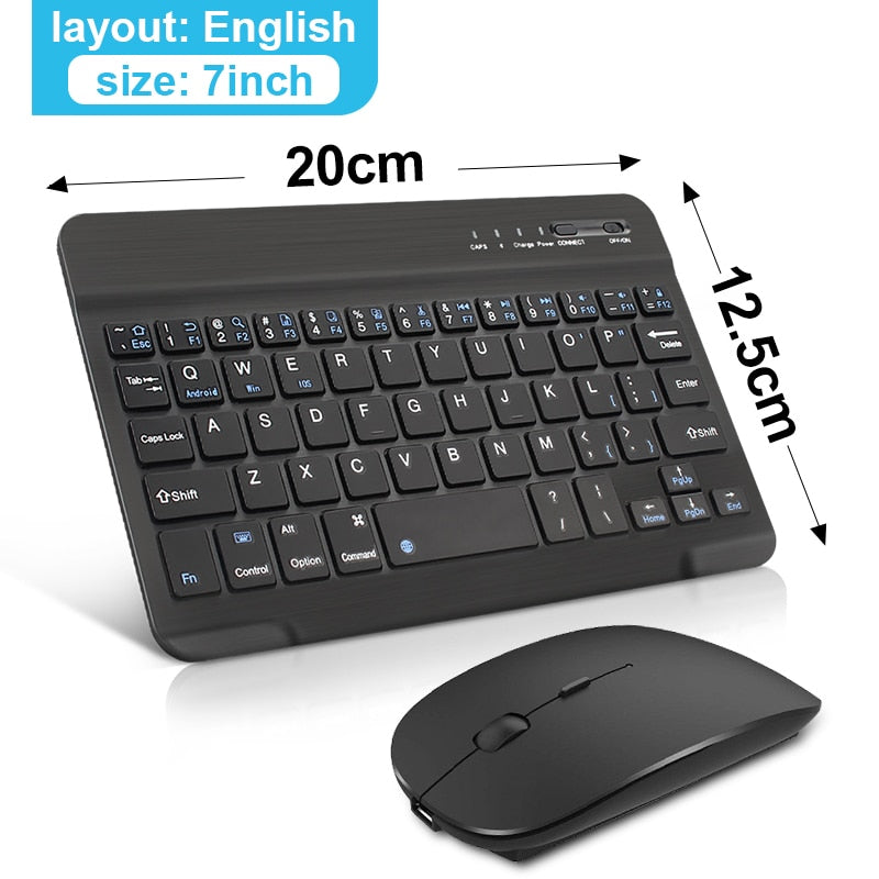 Noiseless Bluetooth Keyboard with Mouse