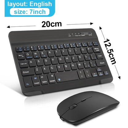 Noiseless Bluetooth Keyboard with Mouse