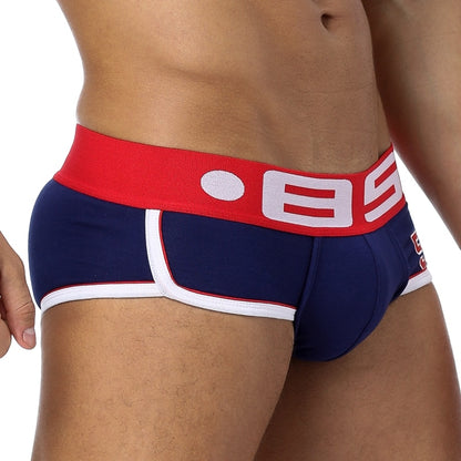 Cotton Sexy Gay Men Underwear Bikini Men Briefs Soft Men's Printed Briefs Underwear