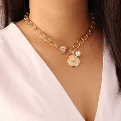 Vintage Multi-Layer Pearl Necklace for Women