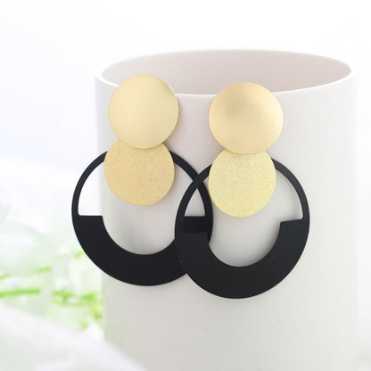 Women's Geometric Pattern Drop Earrings