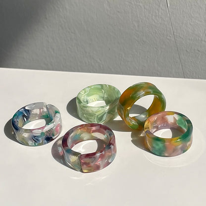 Transparent Marbled Ring