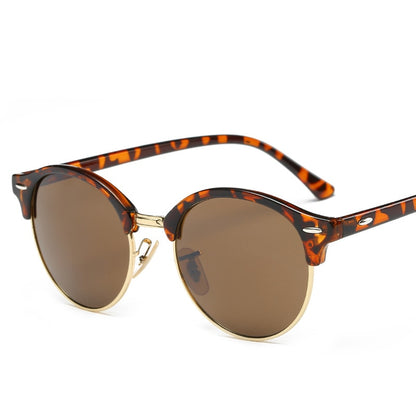 Women's Round Shaped Colorful Stylish Sunglasses