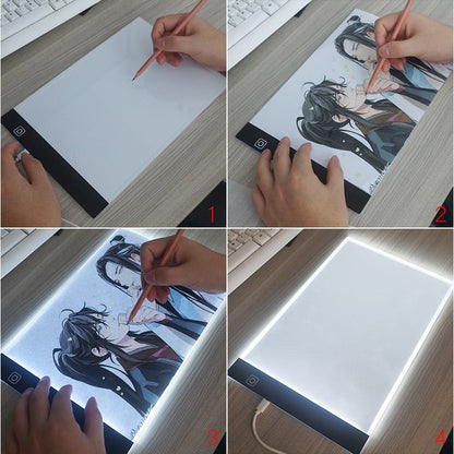 Dimmable LED Drawing Tablet