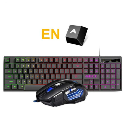 Wired Gaming Keyboard and Mouse Set