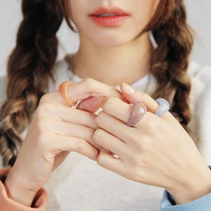 Transparent Marbled Ring