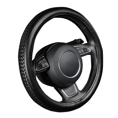 Steering Wheel Cover with Anti-Slip Braiding