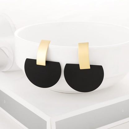 Women's Geometric Pattern Drop Earrings