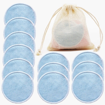 Reusable Bamboo Makeup Remover Pad 12 Pcs Set