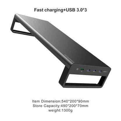 Transfer Data and Charging Wireless Aluminum Monitor Stand
