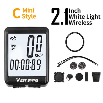 Rainproof 2.8" Screen Wireless or Wired Bicycle Computer