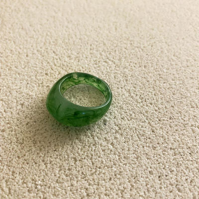 Transparent Marbled Ring