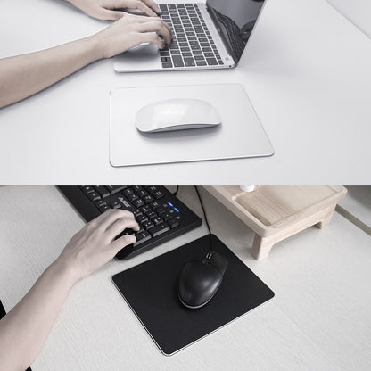 Portable Double-Sided Aluminum Mouse Mat