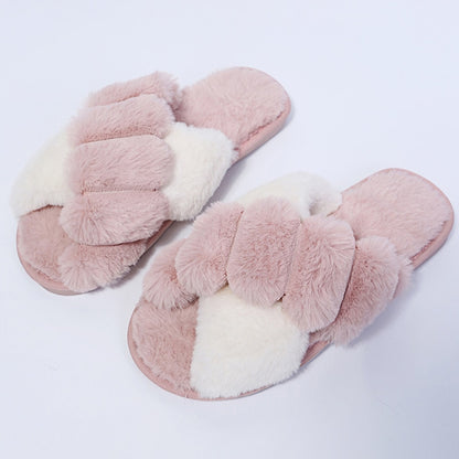 Women's Fashion Winter Plush Home Slippers