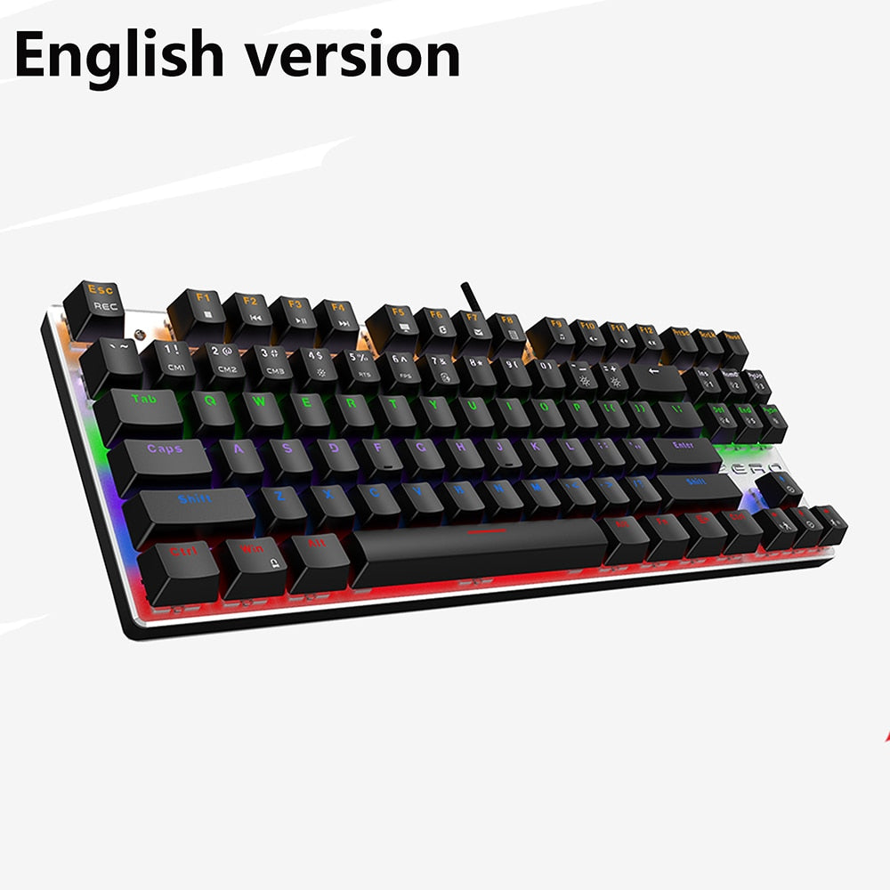 Colorful LED Aluminium Keyboard