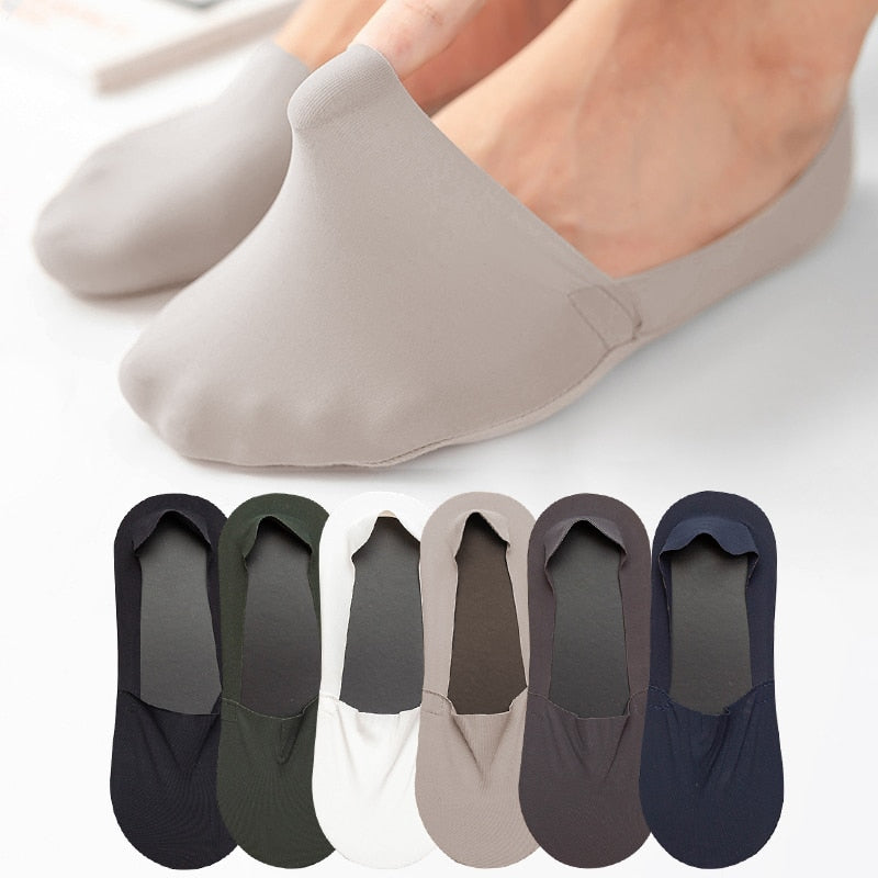 Men's Summer Invisible Socks 3 Pairs Set