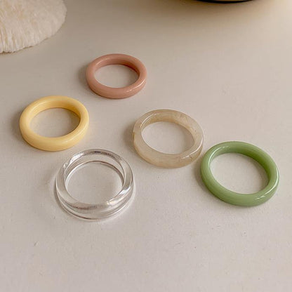 Transparent Marbled Ring