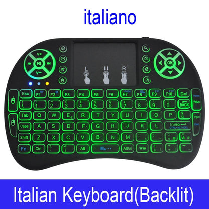 Mini Wireless Keyboard with Touchpad Remote Control