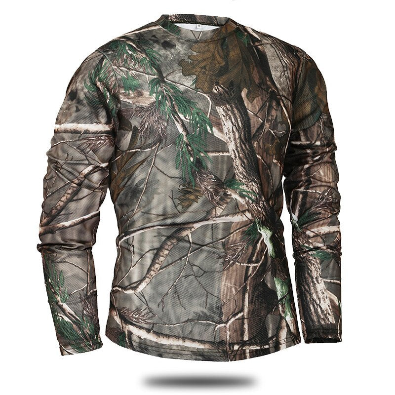 Men's Long Sleeve Camouflage Top