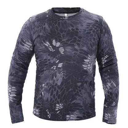 Men's Long Sleeve Camouflage Top