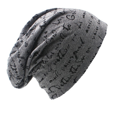 Unisex Printed Beanie Hat