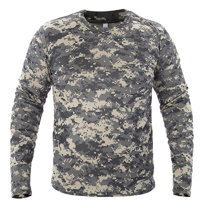 Men's Long Sleeve Camouflage Top