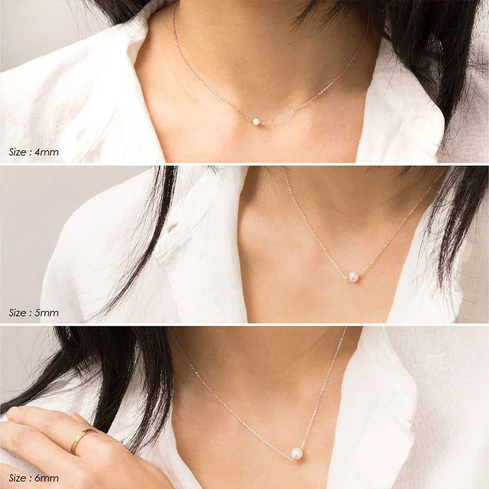 Imitated Pearl Gold Color Layered Chain Jewelry for Women