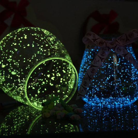 1Bag Luminous Particles Sand Colorful Fluorescent Glow Powder Glow In The Dark Home